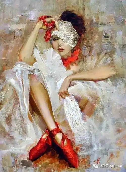 俄罗斯misti pavlov人物油画作品