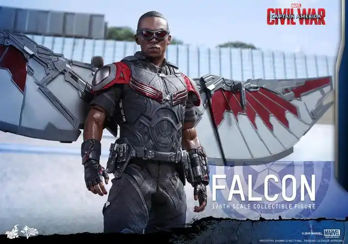 美国队长3猎鹰16比例珍藏人偶