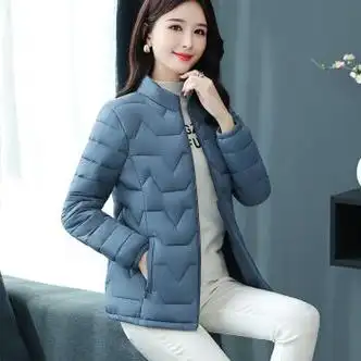 雅鹿羽绒服女外套女秋冬短款小羽绒服中年人冬装轻薄休闲简约羽绒外套