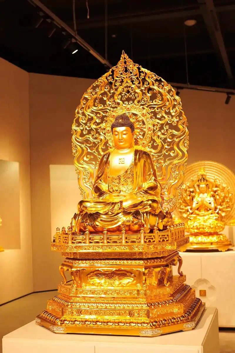 阿弥陀佛|佛祖|摆件|铜工艺品|非遗传承.材质:a级黄铜 工 - 抖音