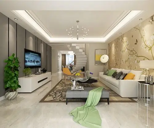 现代简约-200平米复式装修样板间