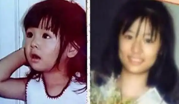 林心如小时候照片大全 网友:紫薇格格从小美到大