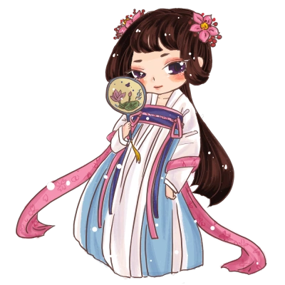 【jinxd】古风q版人物手帐素材/免抠素材/png/古风素材/插画/贴图