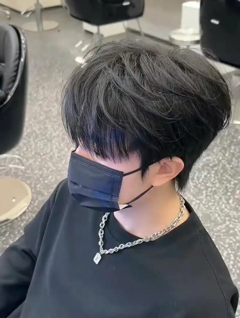 碎盖 氛围感满满的微分碎盖真的太帅了 裁剪方法 9693头顶长度 8