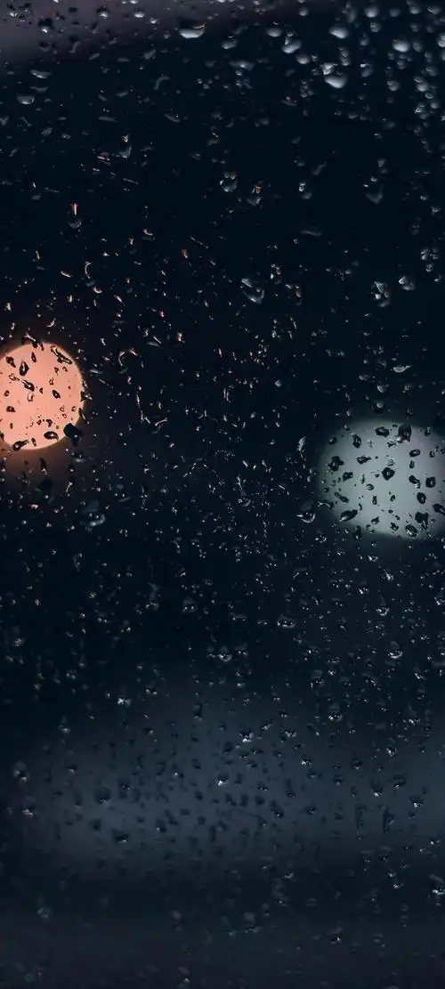 高清手机壁纸水珠和玻璃形成的美妙世界
