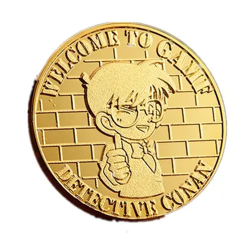 名侦探柯南纪念币 日本动漫画周边 鸟取县 小学馆 限定收藏 金币
