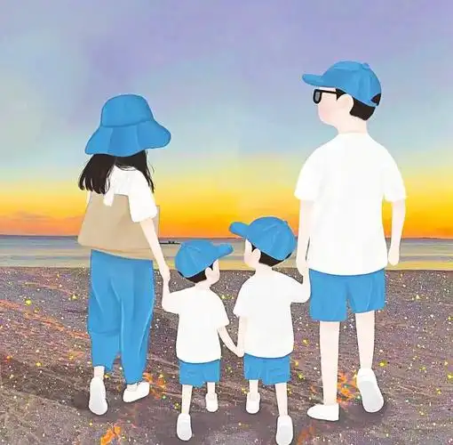 亲子头像一家四口