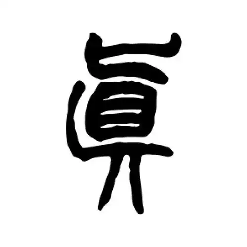 真字的篆书怎么写,真的篆书书法 - 爱汉语网