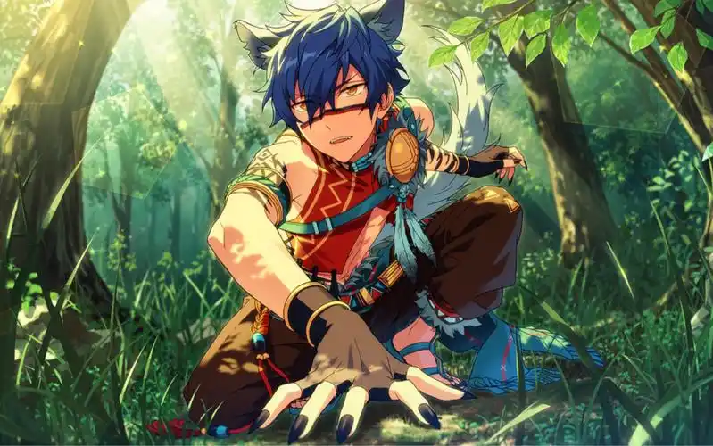 【es2/偶像梦幻祭2】条纹鬣狗的狩猎 涟纯 scr服装 spp展示