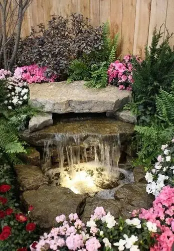 叠水让庭院妙趣横生_景观