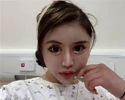 还记得13岁就整容的网红女孩吗?花400万整成怪物,父母已认不出