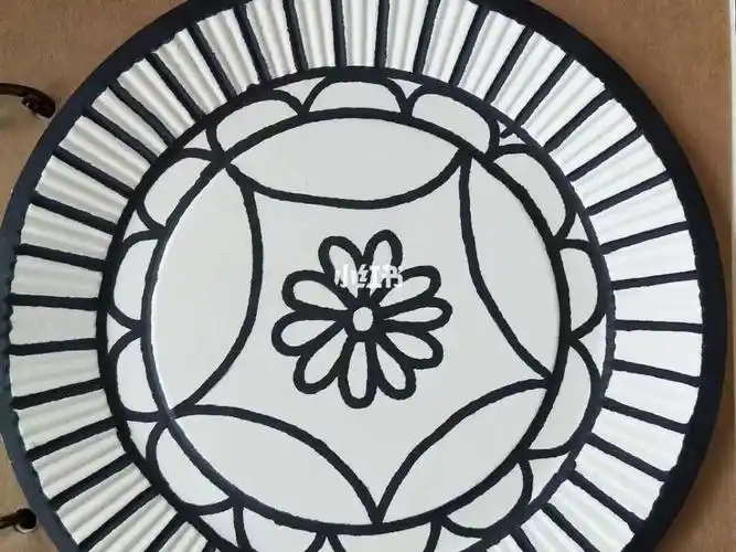 简笔画空间盘子的画法