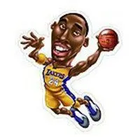 科比头像卡通 卡通霸气科比头像大图_微信头像图片大全