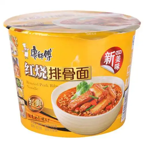 康师傅红烧排骨面桶