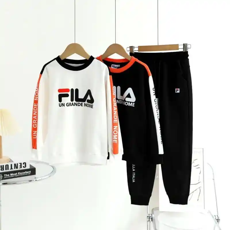 斐乐fila童装男童女童儿童卫衣裤套装.【2023斐乐un中 - 抖音