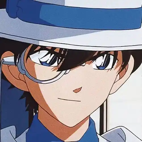 名侦探柯南:100张怪盗基德(黑羽快斗)头像合集,帅呆了~_黑羽快斗_怪盗