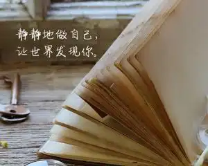 今日精进:安静做自己,让世界发现你