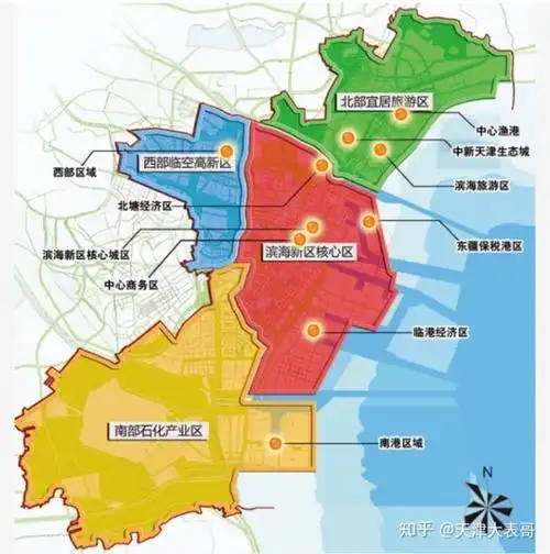 一些朋友对滨海新区的概念很模糊,我们今天梳理一下,先看几个耳熟能详