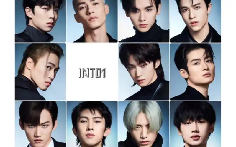 【into1】into1成团首张音乐ep风暴眼封面照?