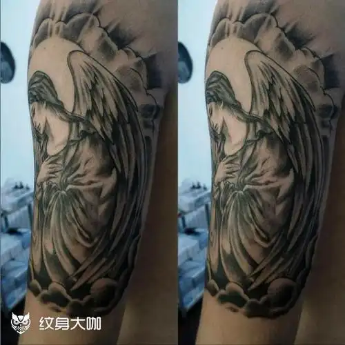 天使手臂纹身图案大全 - 纹身大咖