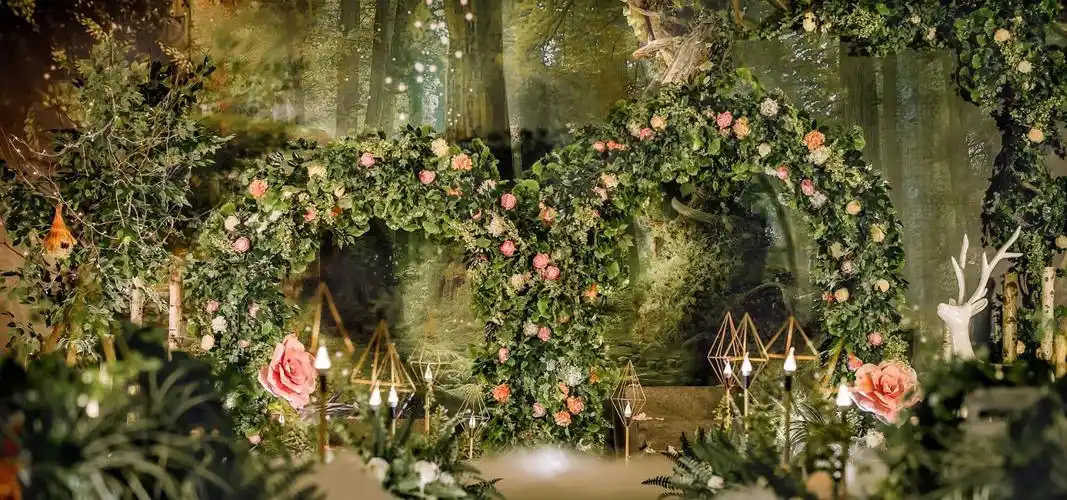 婚礼场景布置森系森系婚礼怎么布置