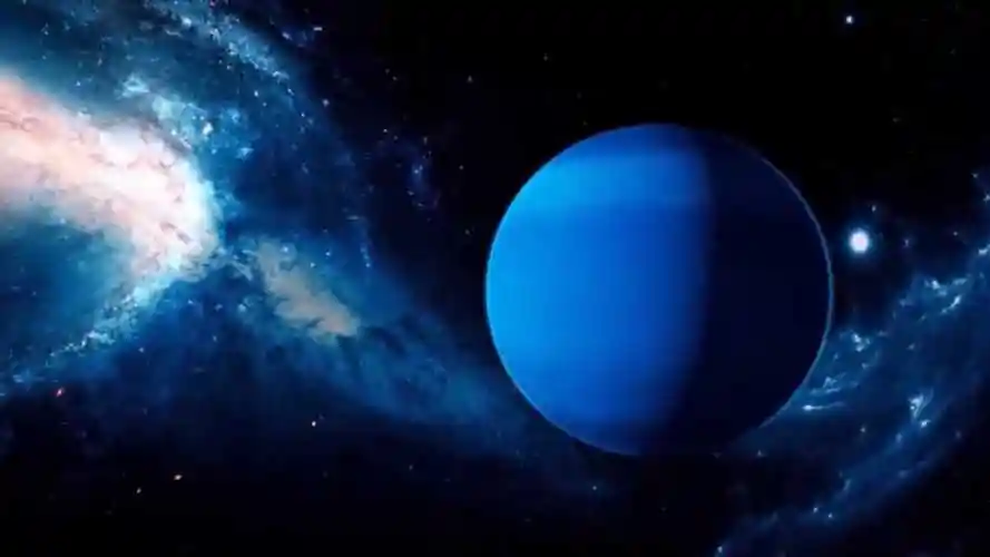 海王星的表面为什么是蓝色的?难道全是水吗?