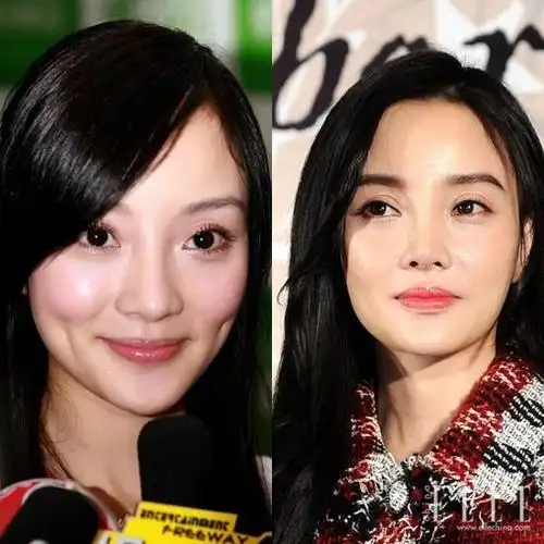 对比颜值巅峰期,李小璐的脸看上去总有点怪