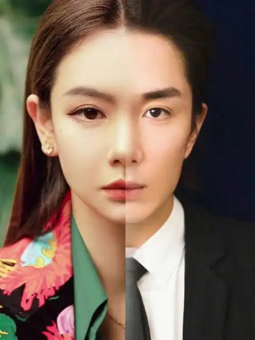 16615首先戚薇在脸型比例上就占了很大的优势,属于短圆脸上庭占比