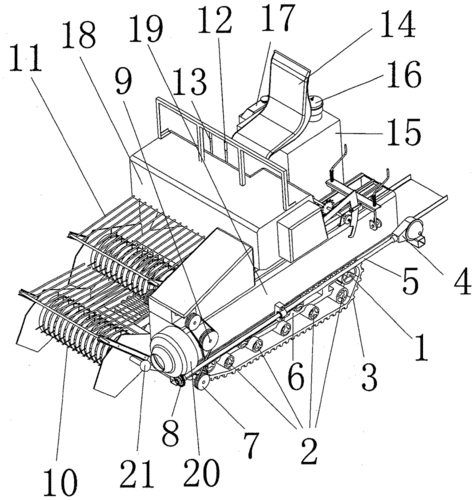 履带自走式秸秆捡拾打捆机制造技术