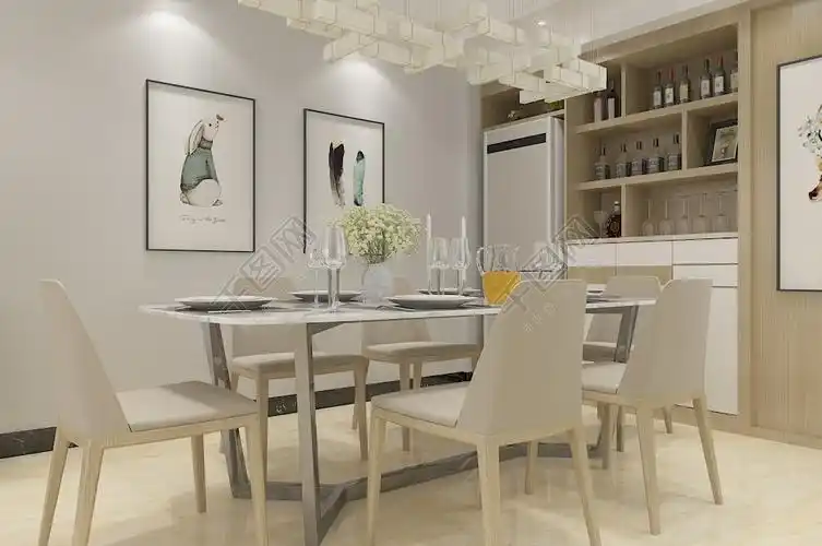 现代餐厅装修效果图