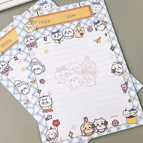 可爱吉伊卡哇拍纸本b5ins风高颜值便签学生小众横线便宜记事本 - 文具