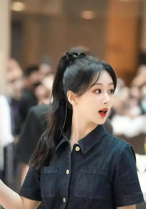 杨紫高马尾高清生图_杨紫好_感觉_少女