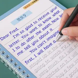 衡水体英文字帖凹槽练字帖衡水中学英语高中大学生考研初中生练字本