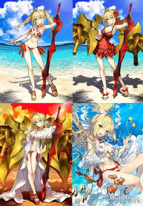 fgo去日服避暑新泳装角色大汇总vol1