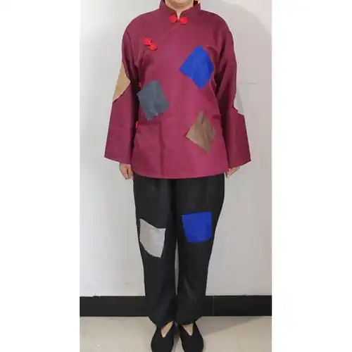 民国服装中式乞丐男叫花子话剧舞台演出补丁要饭破衣服民国贫苦农民