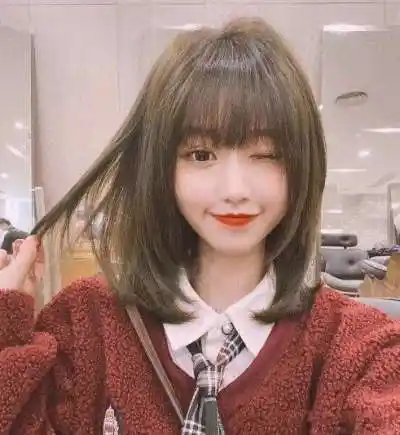 齐肩发剪什么刘海好看,这样搭配简直绝了