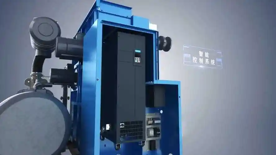 螺杆机空压机工业机械原理三维演示动画制作