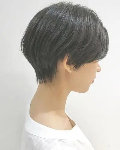 露耳短发,不用打理也好看的发型