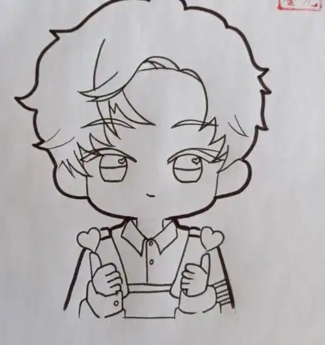 王一博简笔画图