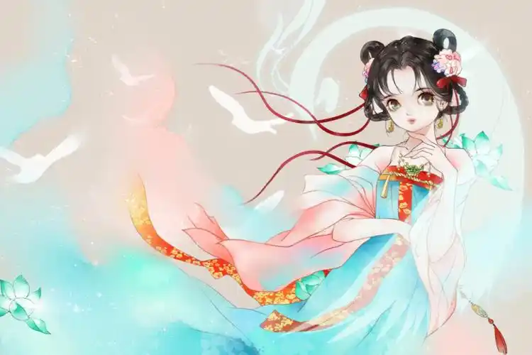 古风古韵国风插画系列95分享一组背景图可以用在日历 ppt 桌面壁纸