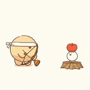 表情包动图可可爱爱小团子