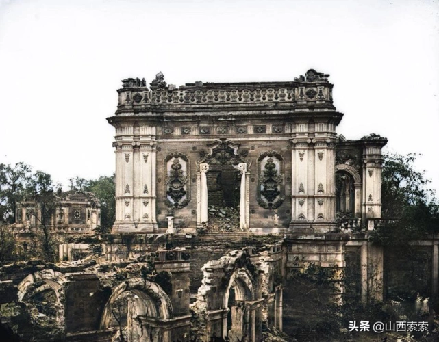 圆明园方外观(1873年的圆明园彩色照片)