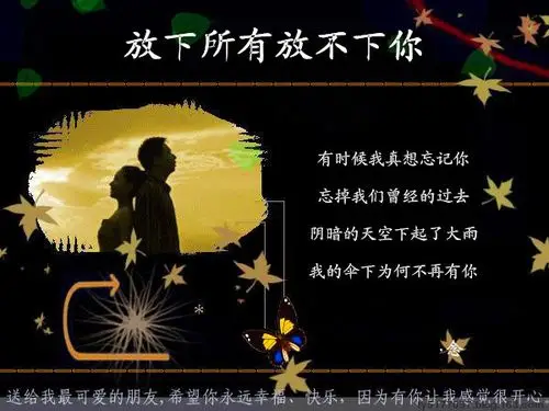 放下所有放不下你 - 平儿 - 我的世界因你而美丽 我的空间有你而精彩