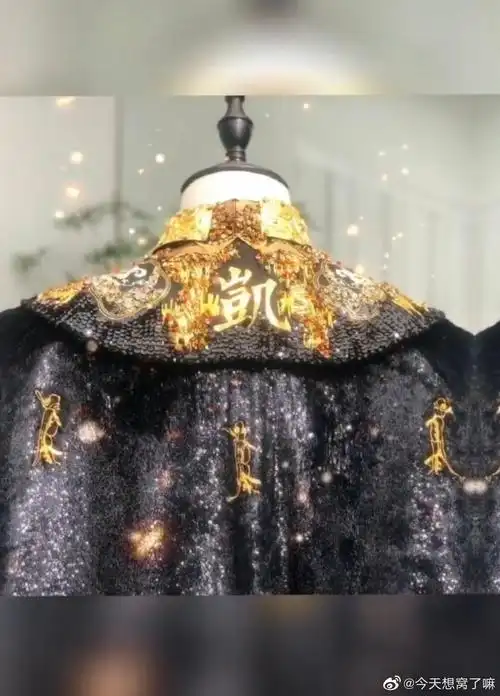 tfboys六周年演唱会的黑金斗篷已经成了国家非物质文化遗产