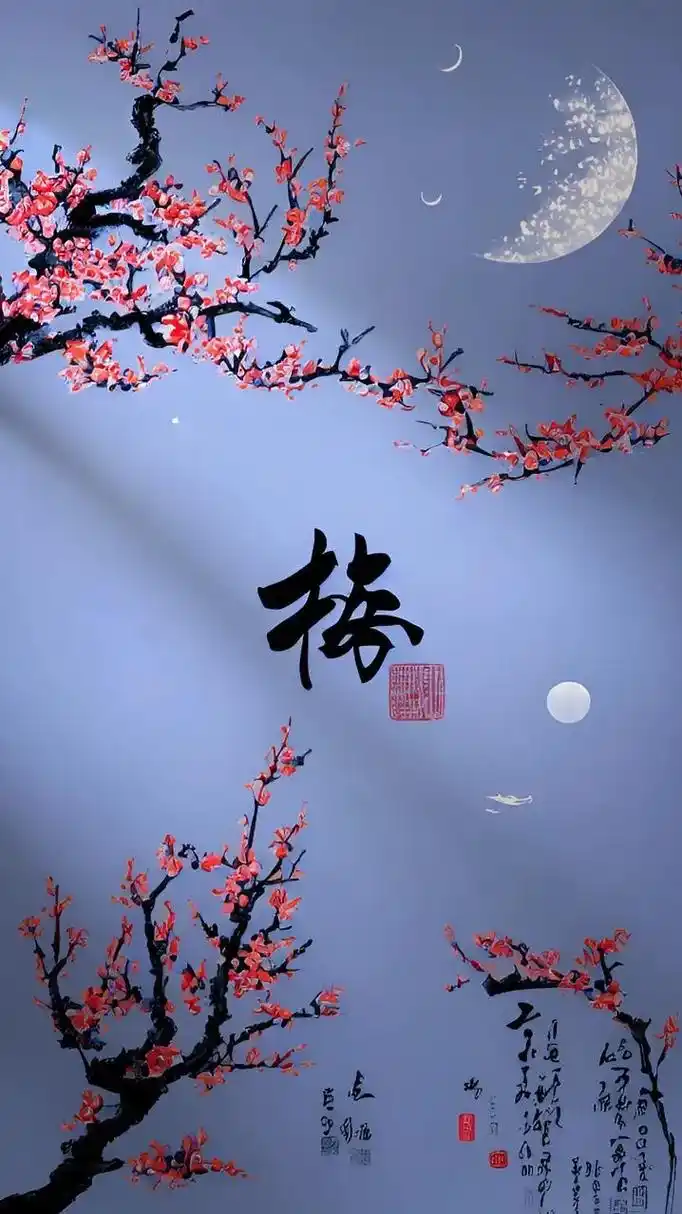 梅.城南小陌又逢春,只见梅花不见人;玉骨久成泉下土,墨痕犹锁 - 抖音