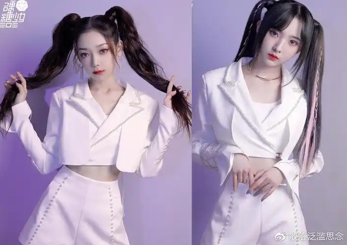 硬糖少女303全员双马尾新歌也叫双马尾这造型确实绝了