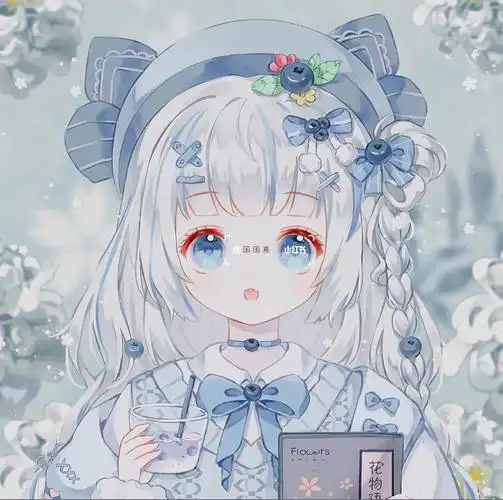 蓝色系动漫头像超级好看的哟