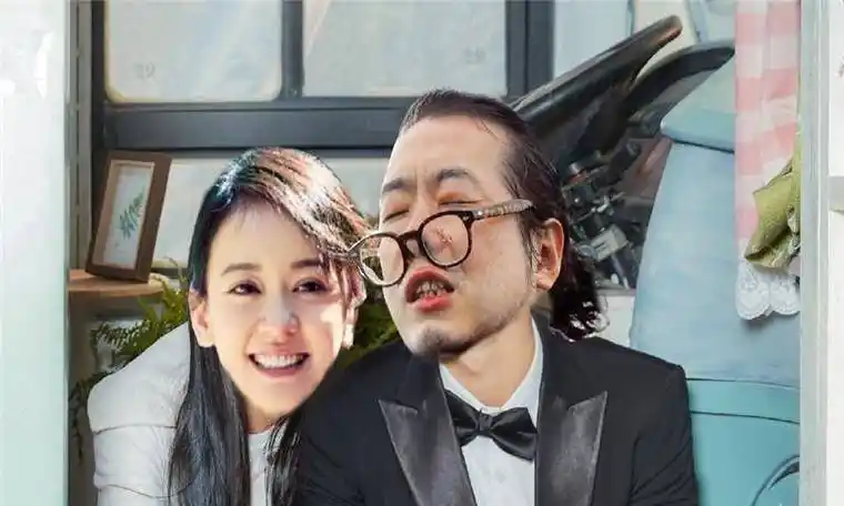 原创幸福陈意涵一家三口逛公园儿子呆萌可爱丈夫却苍老了许多