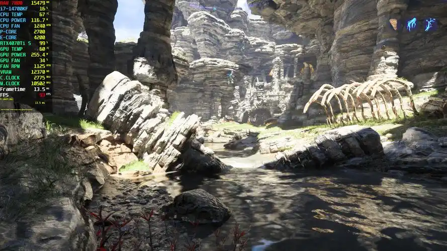 阿凡达:潘多拉边境》画面太逼真,影驰rtx4070ti s试玩_游戏_显存_场景