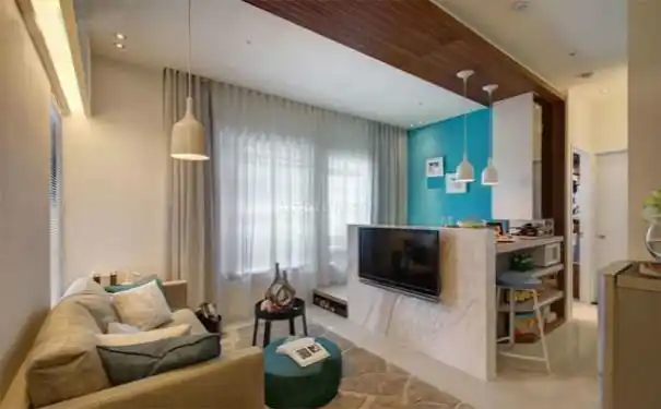 成都50平米小户型两室一厅装修效果图